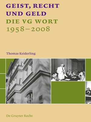 cover image of Geist, Recht und Geld